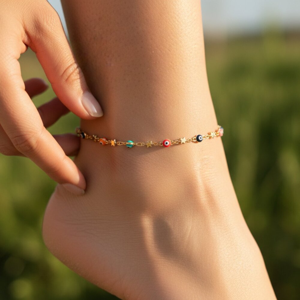 Dainty Anklet for Women – Elegant Everyday Jewelry & Perfect Gift | MLCRC1112
